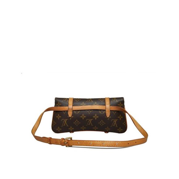 Pre Loved Louis Vuitton Pochette Jour GM Monogram Belt Bag Women Brown - Picture 3 of 8